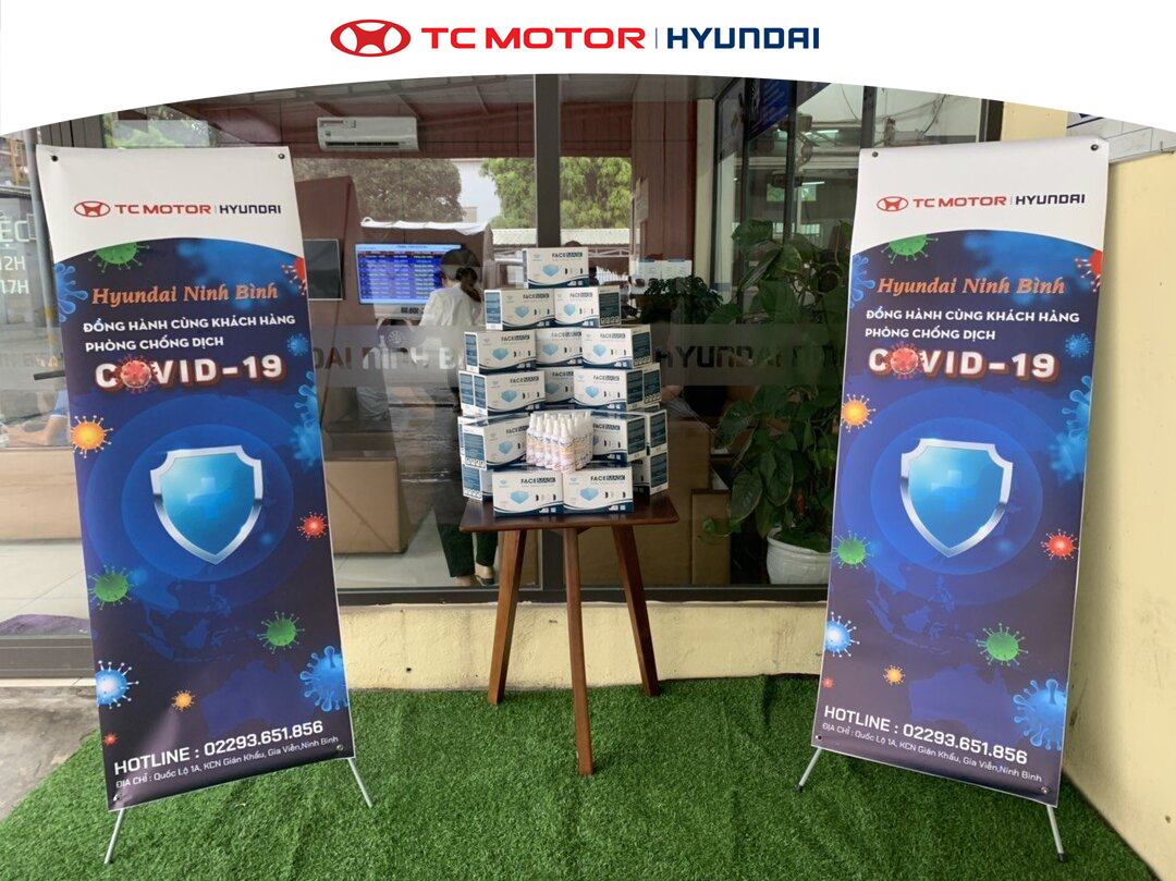 HYUNDAI NINH BÌNH ĐỒNG HÀNH CÙNG KHÁCH HÀNG CHỐNG DỊCH